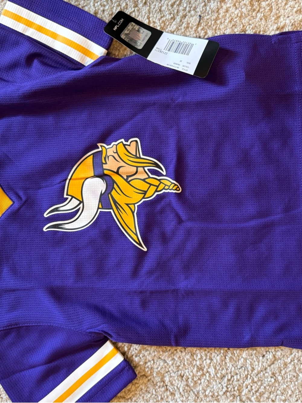 Toddler Minnesota Vikings Purple Jersey with Team Logo